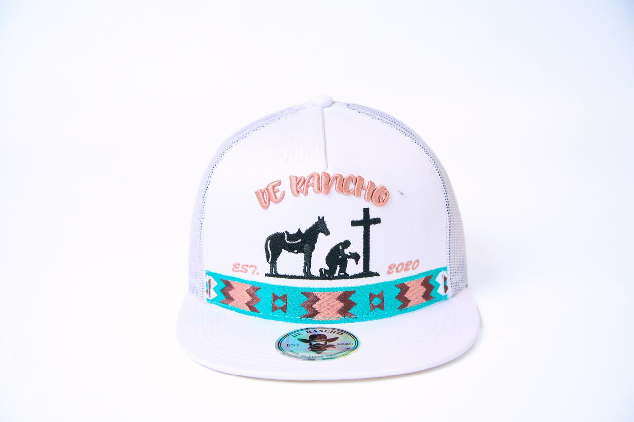 De Rancho Oración Hat (WHITE) Dr188
