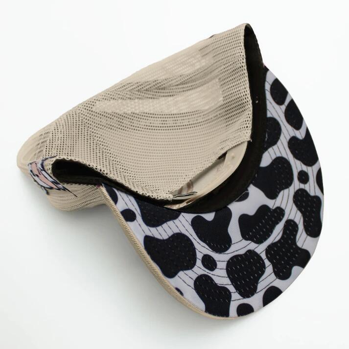 De Rancho Cow Print (KHAKI) Dr079 Hat