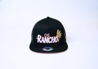 De Rancho Apache Feather Hat (BLACK) Dr063