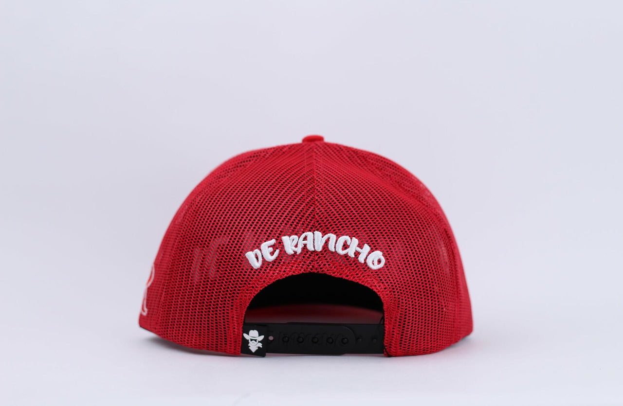 De Rancho Big Boss (RED/WHITE) Dr248 Hat
