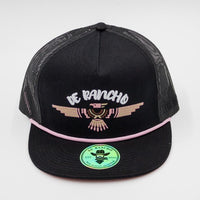 De Rancho All Mighty Eagle (BLACK) Dr033 Hat