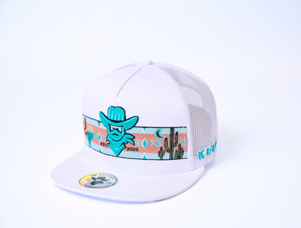De Rancho Aztec Band (WHITE) Dr174 Hat