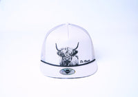 De Rancho Highland Cow #1 Hat (WHITE) Dr178