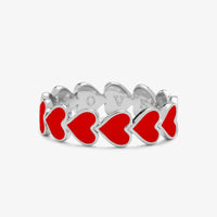 Pura Vida Love Hearts Band Ring