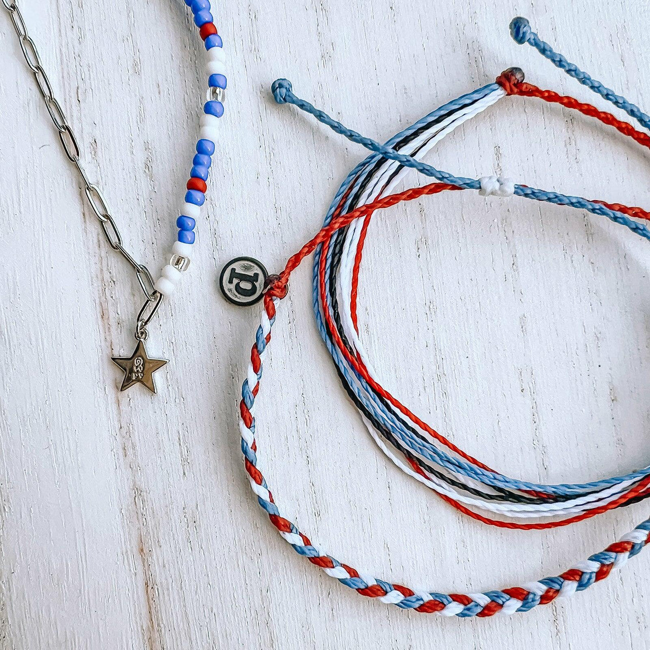 Pura Vida Homes For Our Troops Braided Bracelet