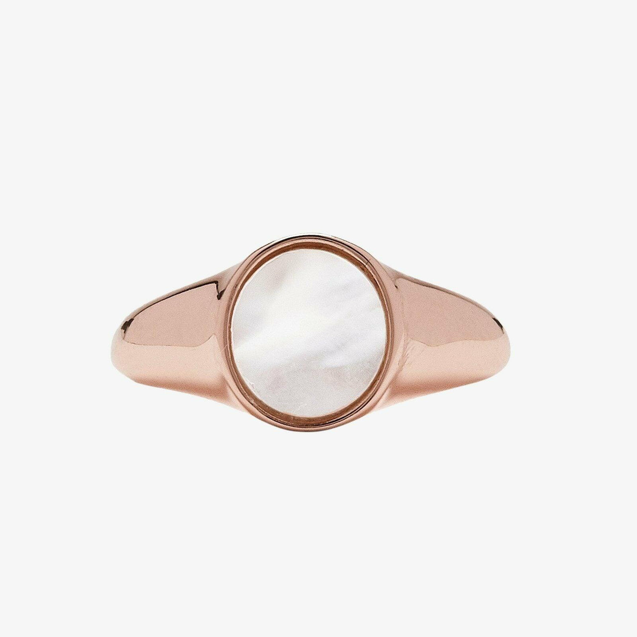 Pura Vida Mother of Pearl Signet Ring