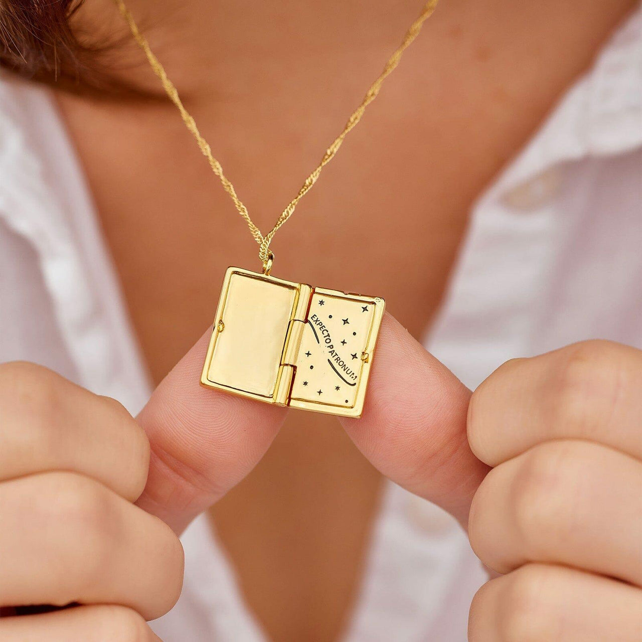 Pura Vida Book of Magic Pendant Necklace