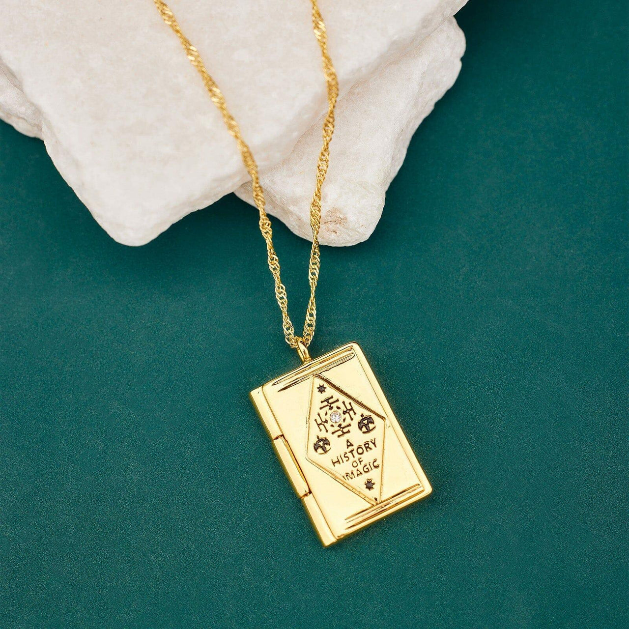 Pura Vida Book of Magic Pendant Necklace
