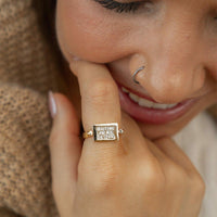 Pura Vida Hogwarts™ Letter Flip Ring