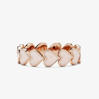 Pura Vida Love Hearts Band Ring