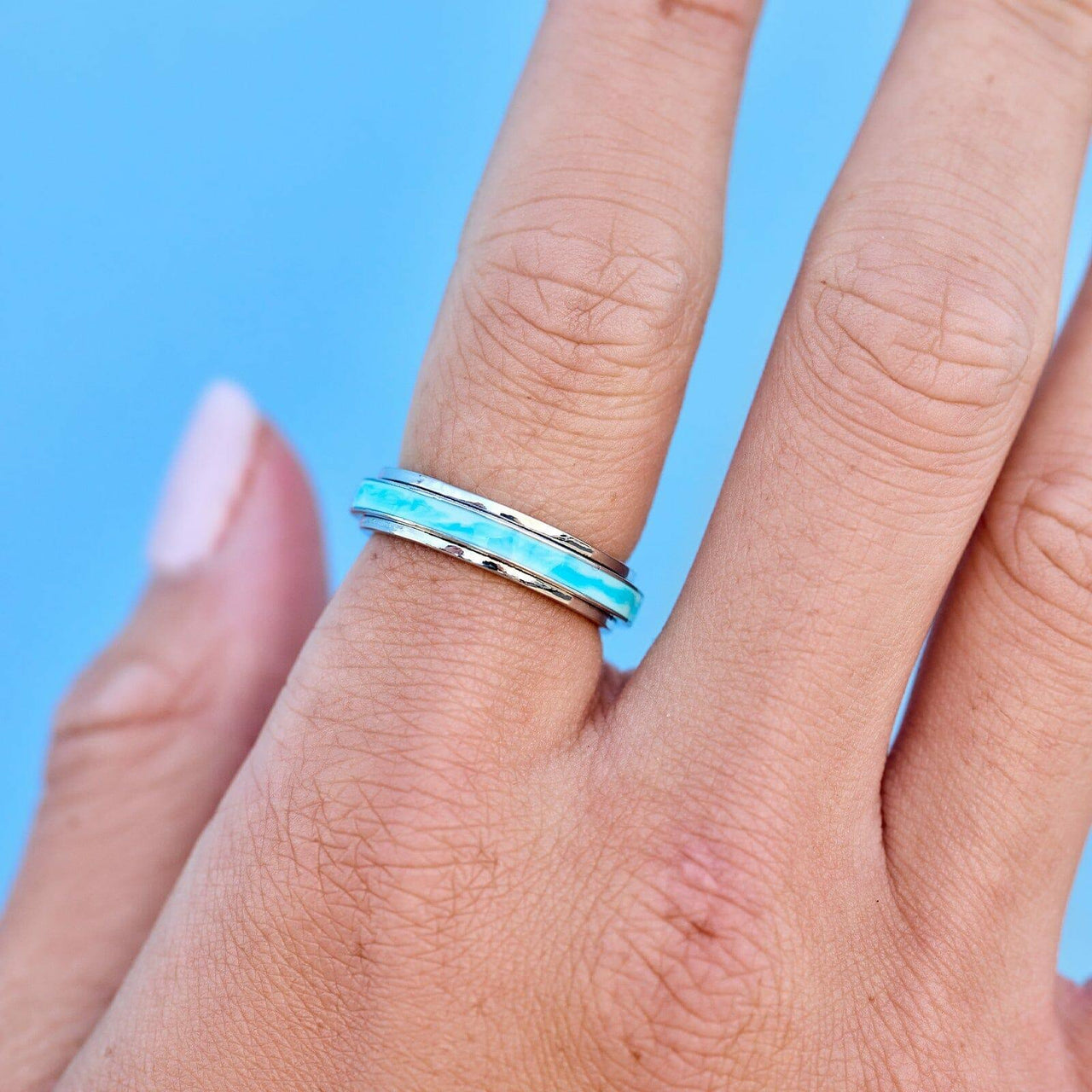 Pura Vida Tie-Dye Fidget Ring