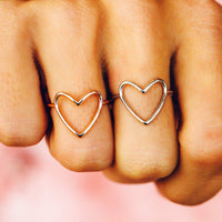 Pura Vida Statement Heart Ring