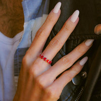 Pura Vida Love Hearts Band Ring