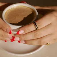 Pura Vida Love Hearts Band Ring