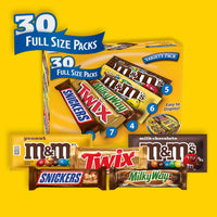 Mars Chocolate Candy Bars, Variety Pack, Full Size, 30 pk.