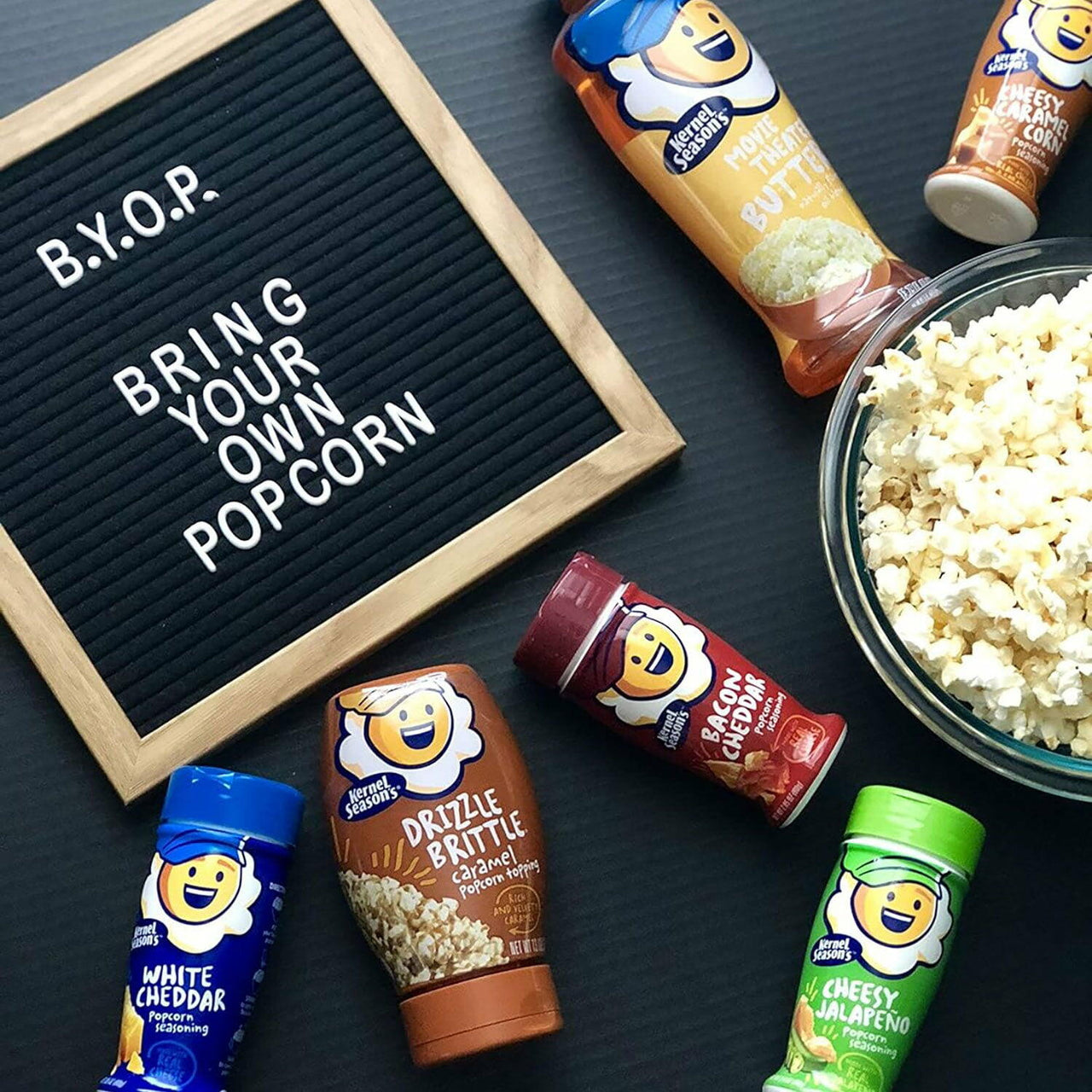 Kernel Season's Movie Night Popcorn Seasoning & Kernels, Variety Pack, 5 pk.