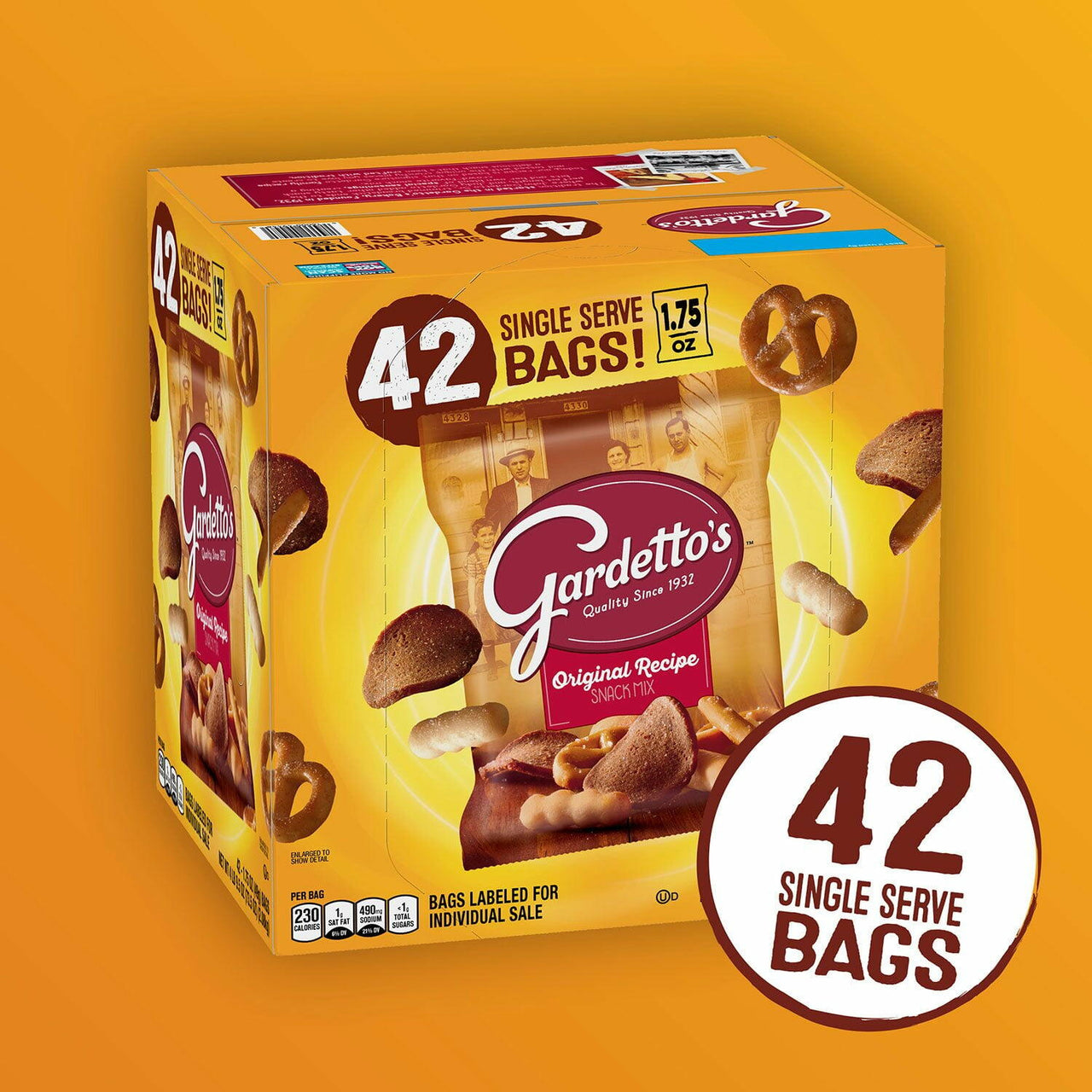 Gardetto's Original Recipe Snack Mix, 1.75 oz., 42 pk.