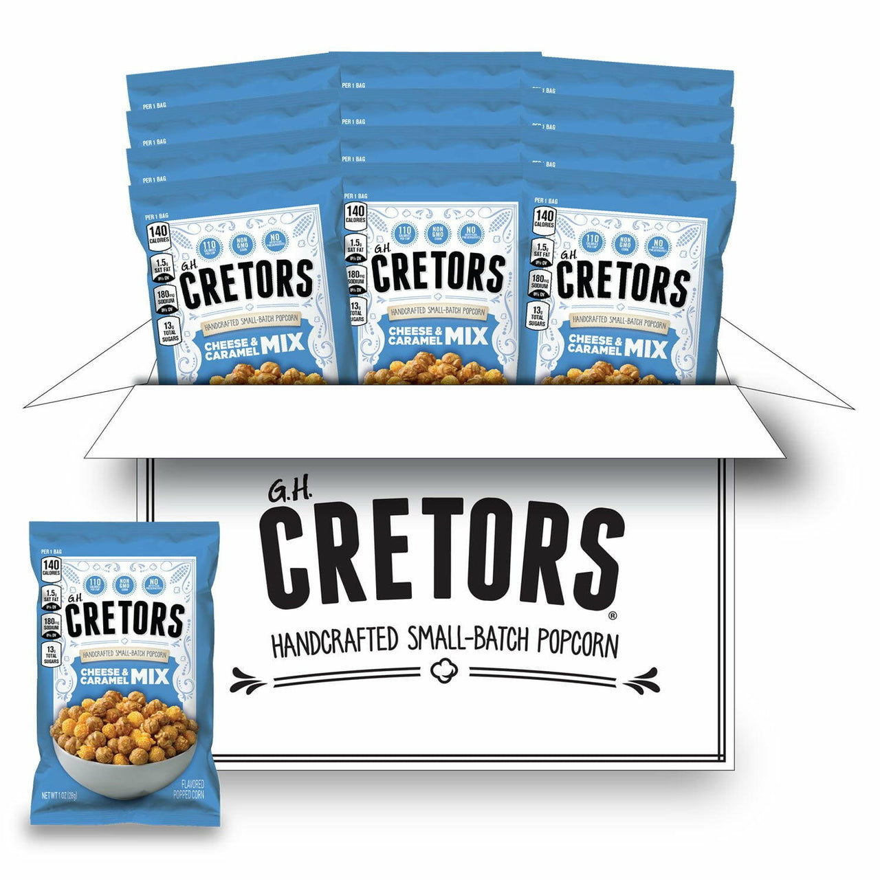 CRETORS Cheese & Caramel Mix Popcorn, 1.5 oz., 12 pk.