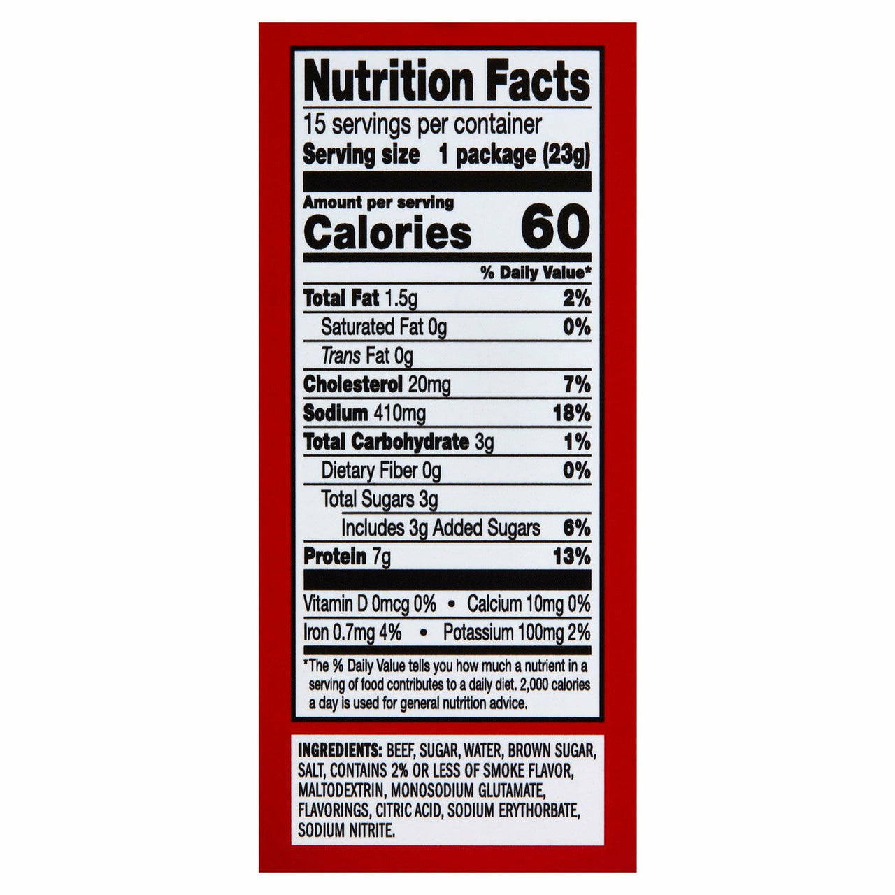 Jack Link’s Original Tender Style Beef Steak, 15 pk.