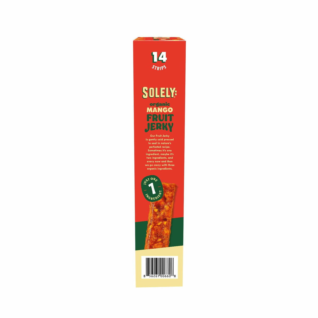 Solely Organic Mango Fruit Jerky 0.8 oz., 14 pk.