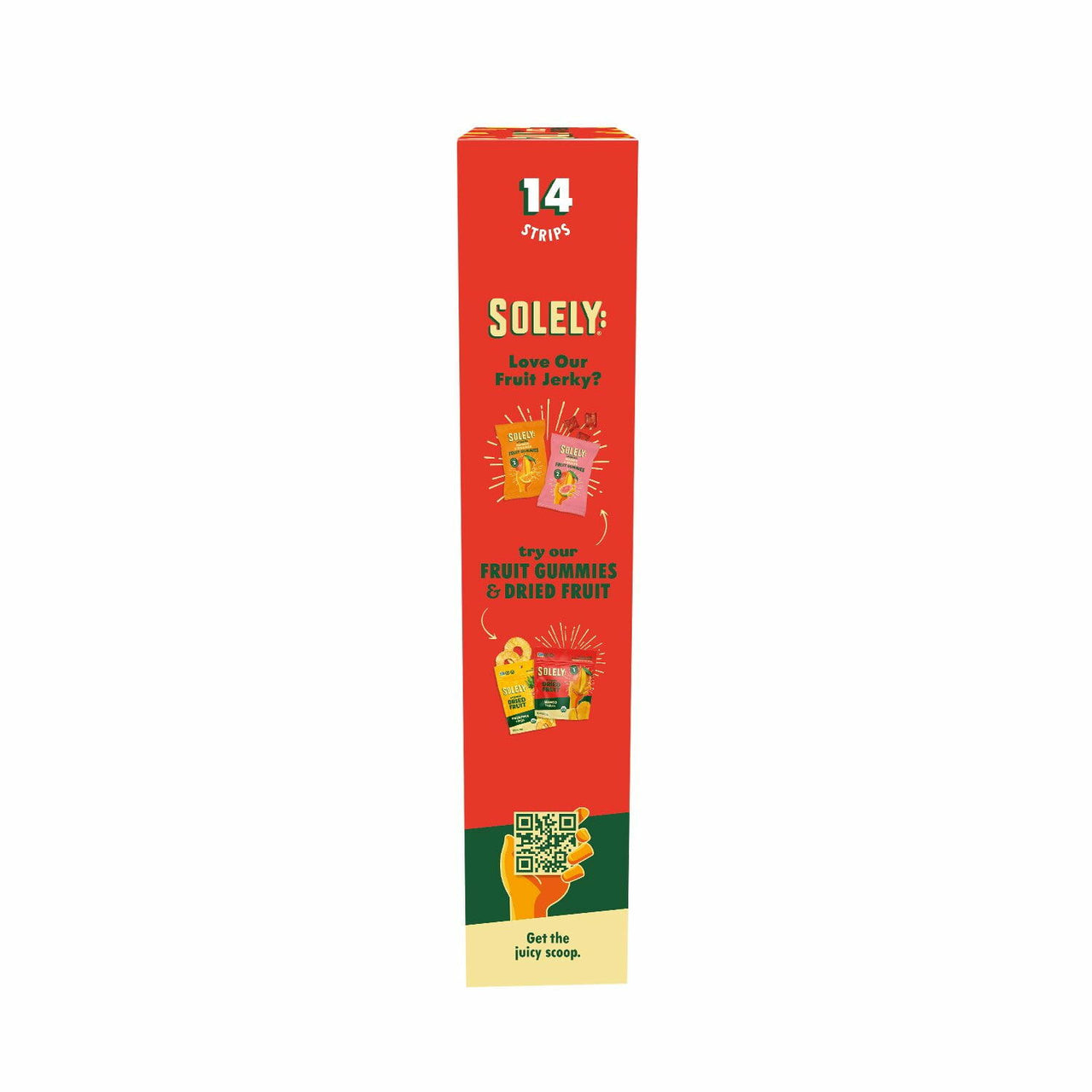 Solely Organic Mango Fruit Jerky 0.8 oz., 14 pk.