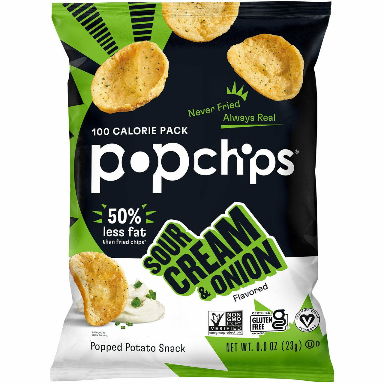 Popchips Variety Pack Chips, 0.8 oz., 30 pk.