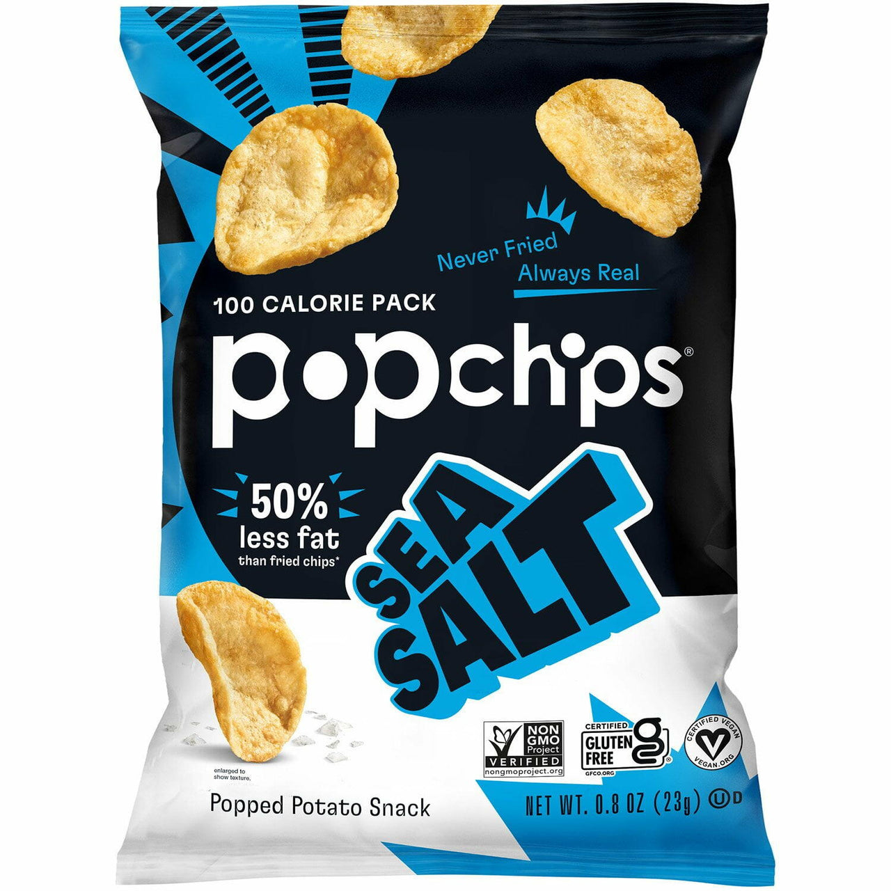 Popchips Variety Pack Chips, 0.8 oz., 30 pk.
