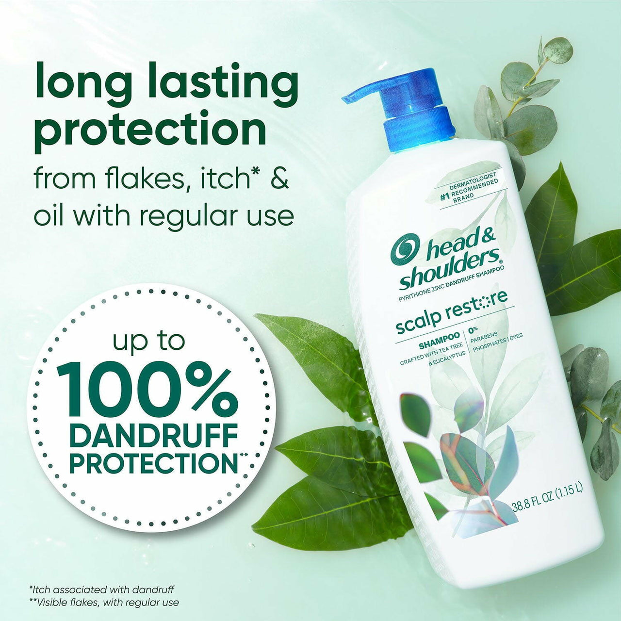 Head & Shoulders Scalp Restore Shampoo, 38.8 fl. oz.