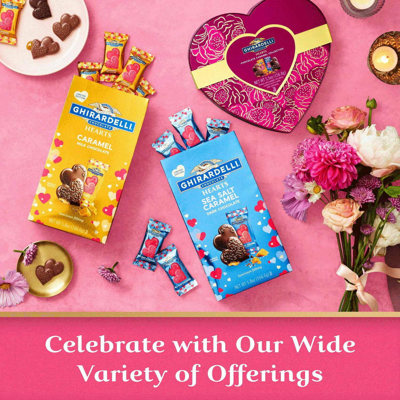 Ghirardelli Chocolate Assortment Hearts 15.2 oz.