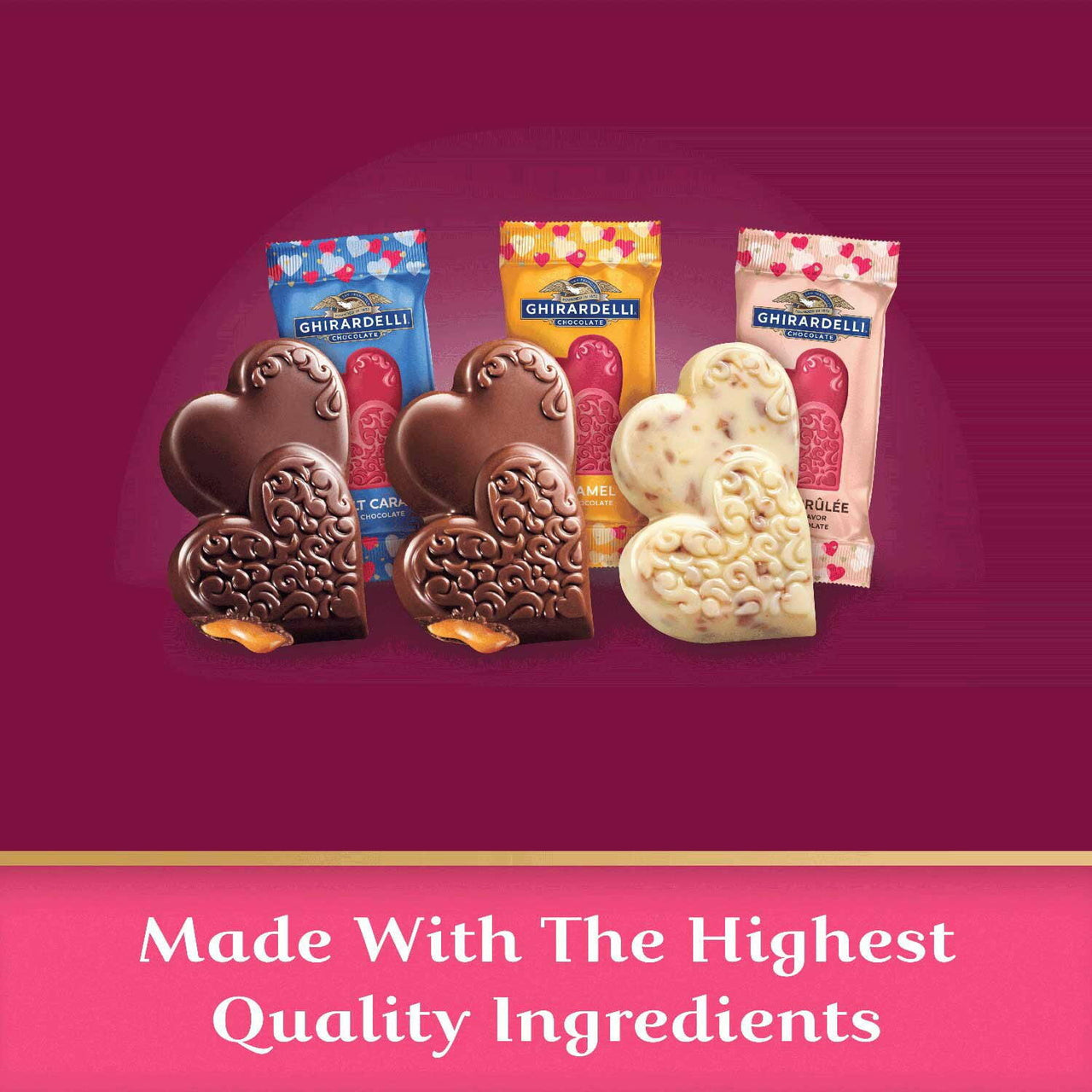 Ghirardelli Chocolate Assortment Hearts 15.2 oz.