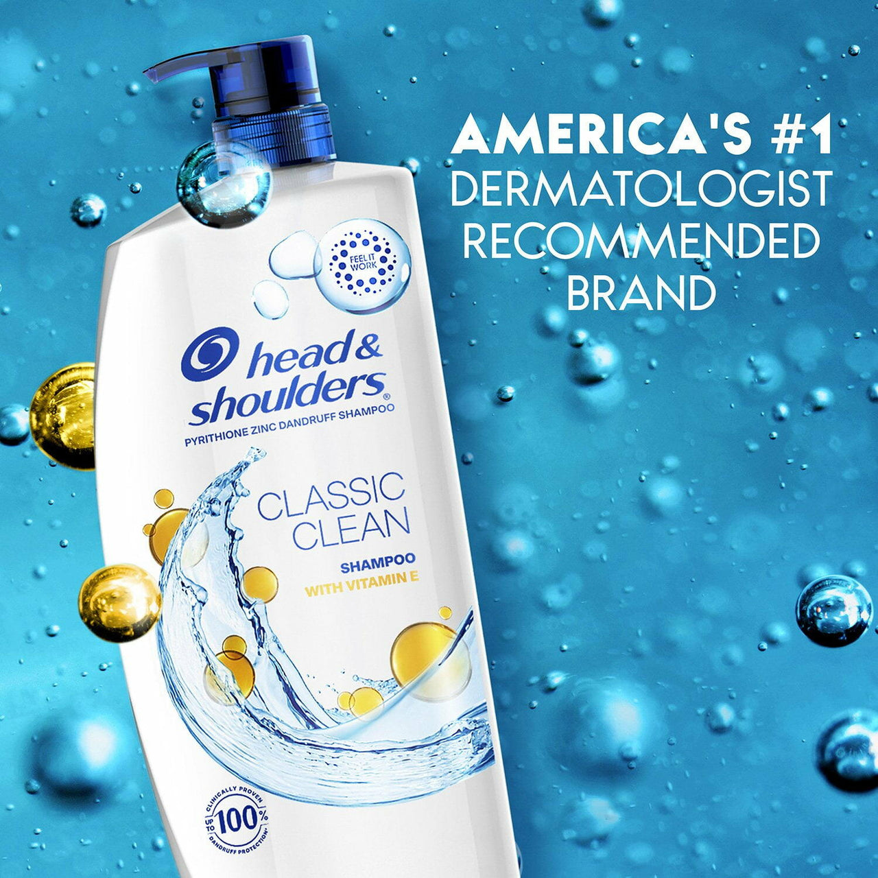 Head & Shoulders Classic Clean Anti-Dandruff Shampoo, 38.8 fl. oz.