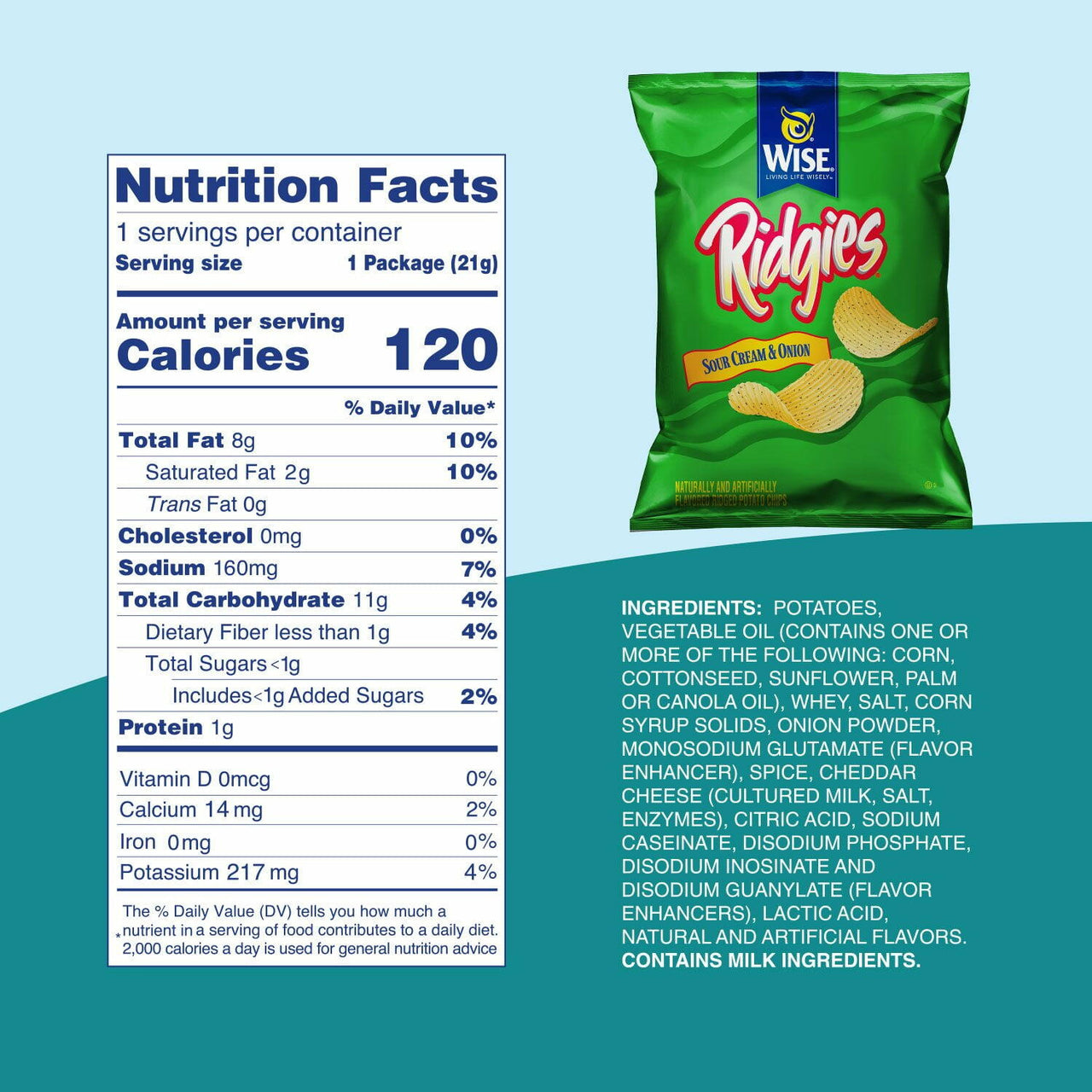 Wise Variety Pack Snacks, 50 pk.