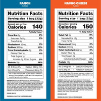 Quest Tortilla Style 18-19g Protein Chip Variety Pack, Nacho Cheese & Ranch, 14 ct.