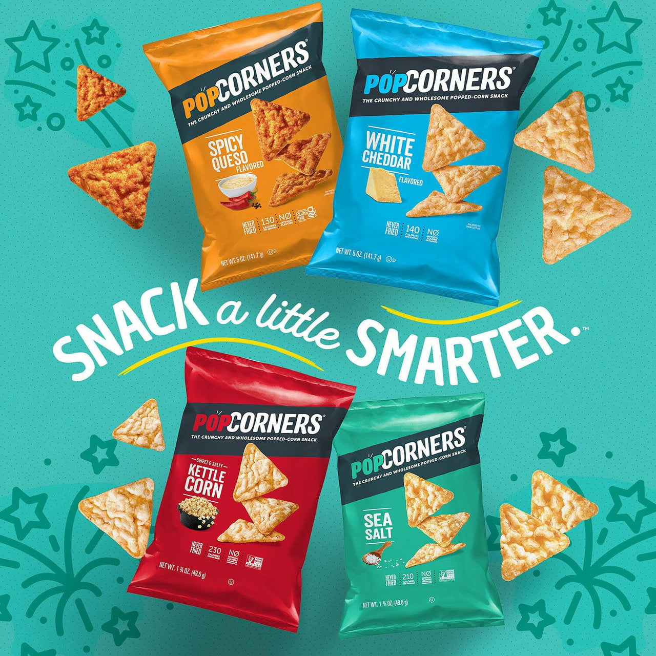 PopCorners Sweet & Salty Kettle Corn Popped-Corn Snack, 18 oz.
