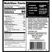 No Man's Land Mild Beef Jerky, 8.5 oz.
