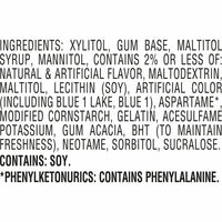 ICE BREAKERS Ice Cubes, Peppermint Sugar Free Chewing Gum, 40 pcs., 4 pk.