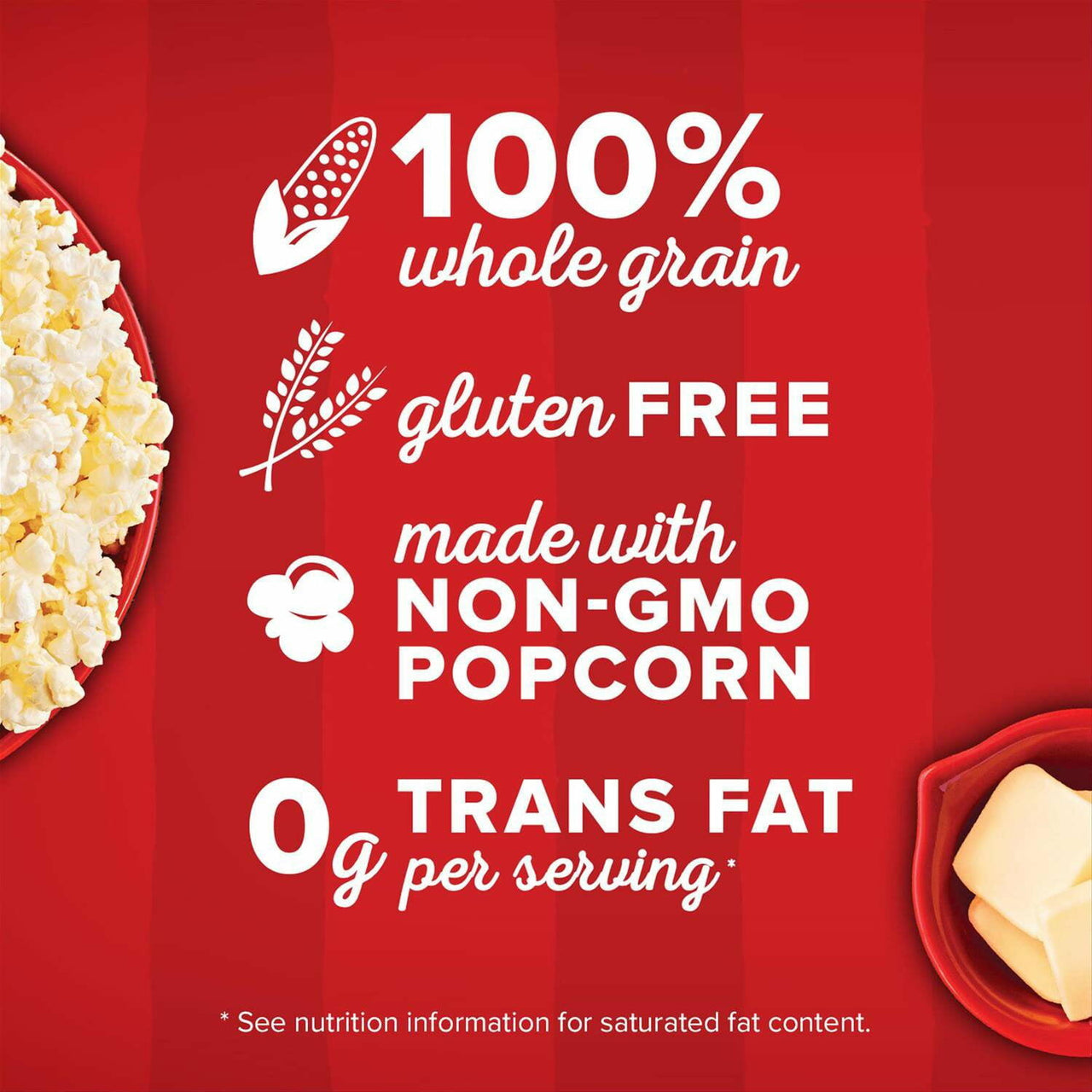 Orville Redenbacher's Movie Butter Microwave Popcorn, Mini Bags, 1.5 oz., 36 pk.