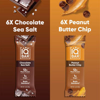 IQBAR Plant Protein Bar Variety Pack, 12 pk.