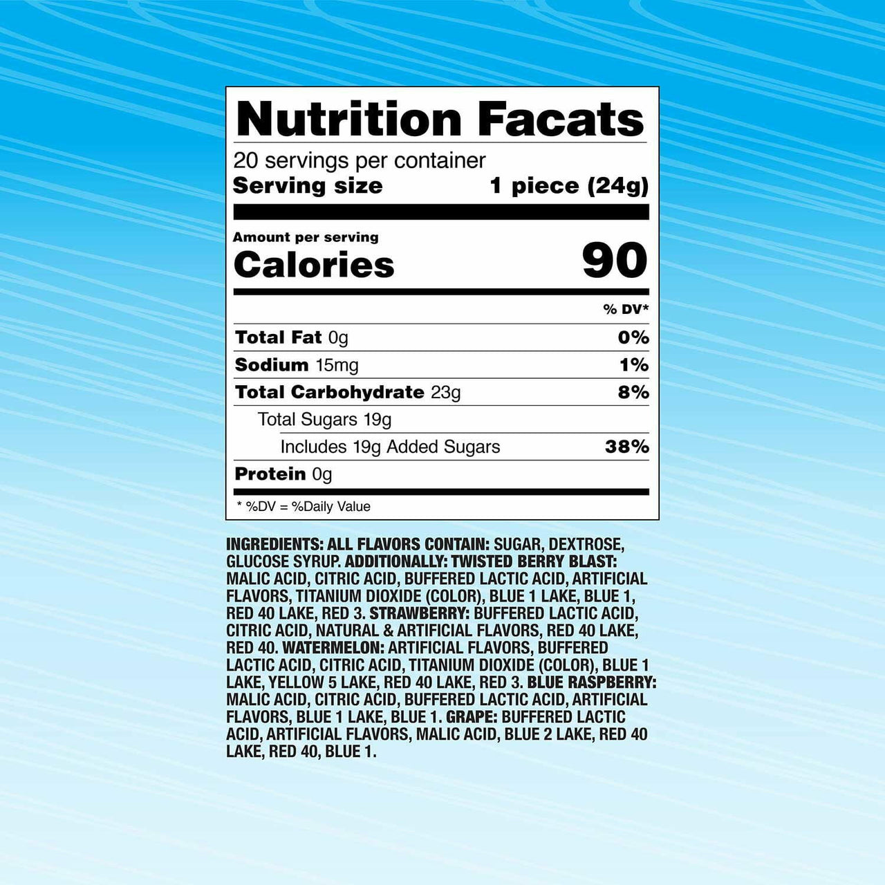 Baby Bottle Pop Variety Pack Candy, 0.85 oz., 20 ct.