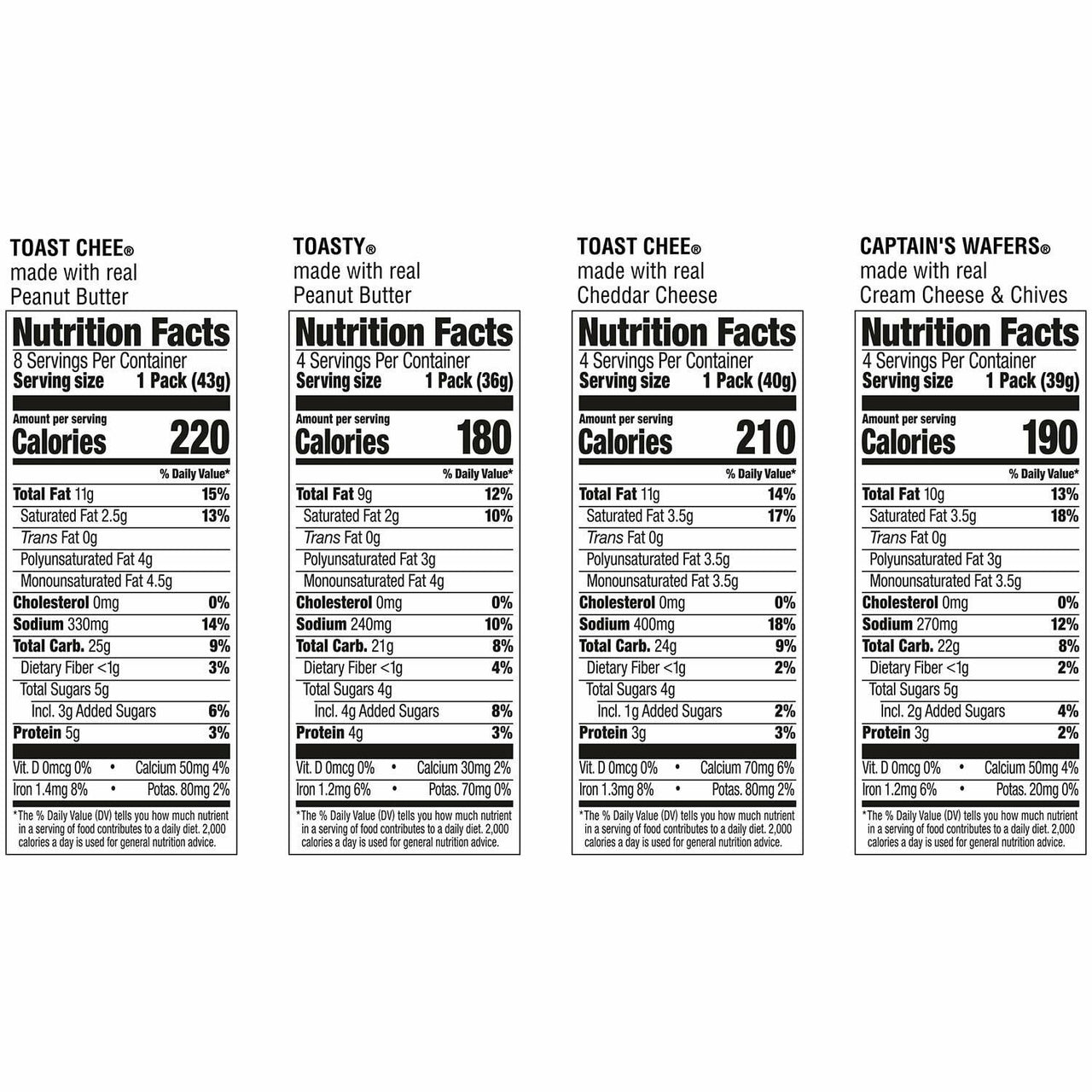 Lance Variety Pack Sandwich Crackers, 40 pk.