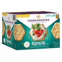 Crunchmaster Ranch Flavored Rice Crackers, 8 oz., 2 pk.