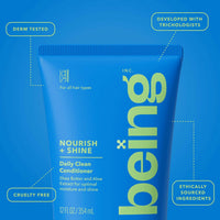 Being NOURISH + SHINE Shampoo & Conditioner Duo, 12 fl. oz., 2 pk.