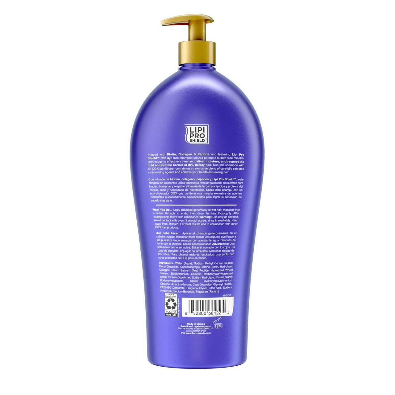 OGX Volume & Strength + Biotin & Collagen Shampoo, 40 fl. oz.