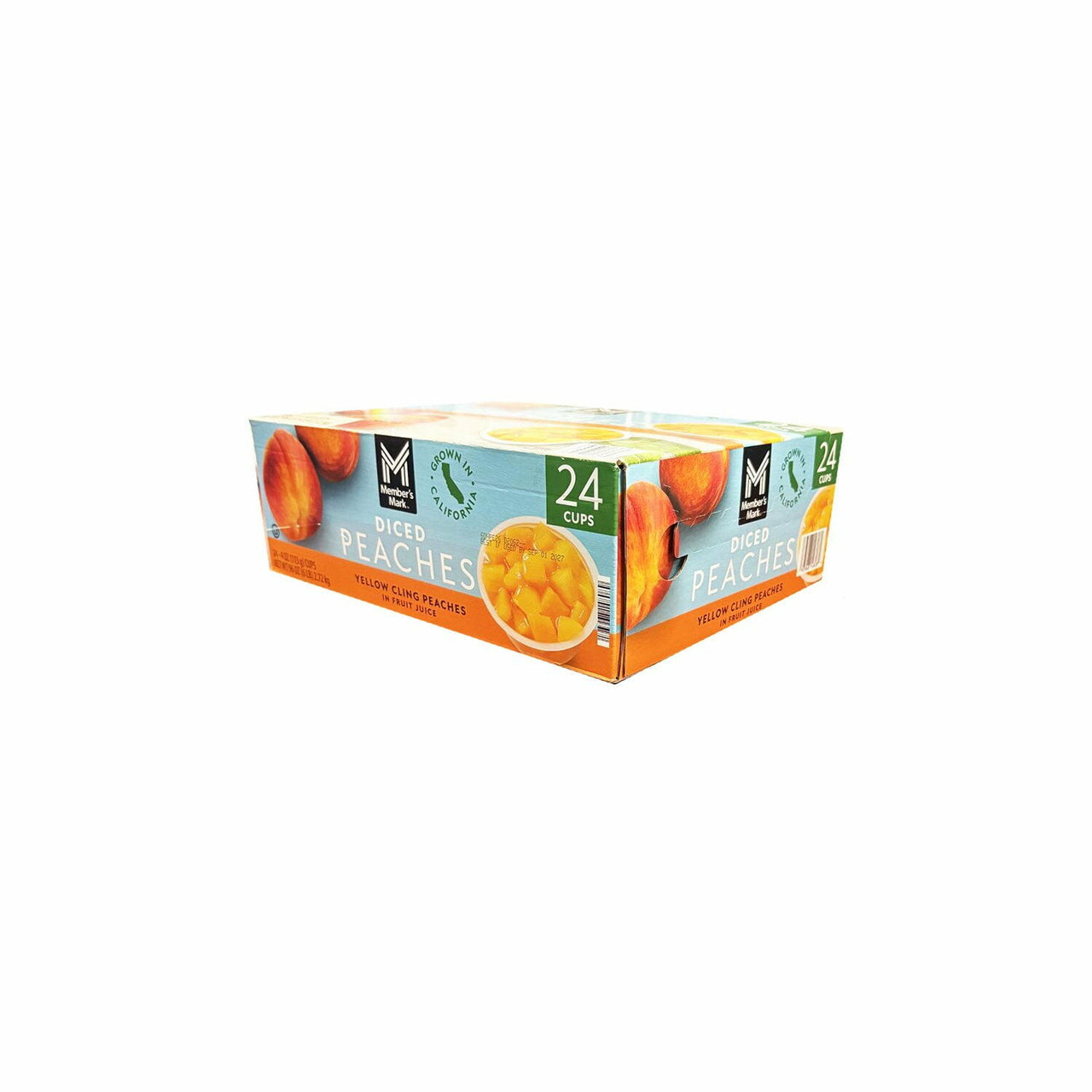 Member's Mark Diced Peach Cups, 4 oz., 24 ct.