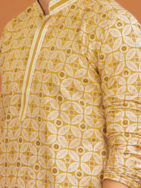 Anouk Men Floral Embroidered Kurta
