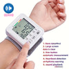 1pc TAIKON Wrist Blood Pressure Monitor with LCD Display Adjustable Cuff Pulse Rate Detection and Irregular Heartbeat Alert  Battery Operated Batteries Not Included Blood Pressure Measurement  Comprehensive Display  Sound Playback Feature