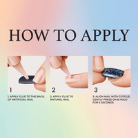 KISS Voguish Fantasy Press on Glue Nails - Get Lucky