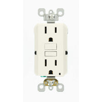 15 Amp 125-Volt Duplex Self-Test Slim GFCI Outlet, White (4-Pack) GFNT1-4W
