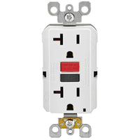 15 Amp 125-Volt Duplex Self-Test Slim GFCI Outlet, White (4-Pack) GFNT1-4W