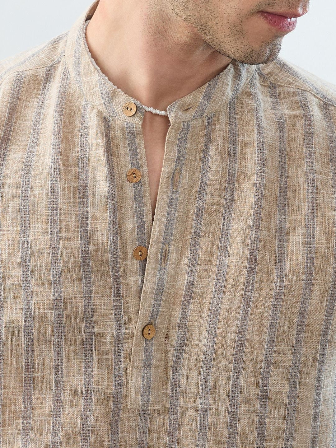 VASTRADO Men Striped Kurta